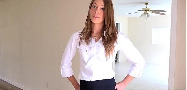  Hot property manager seduces her boss in an empty house